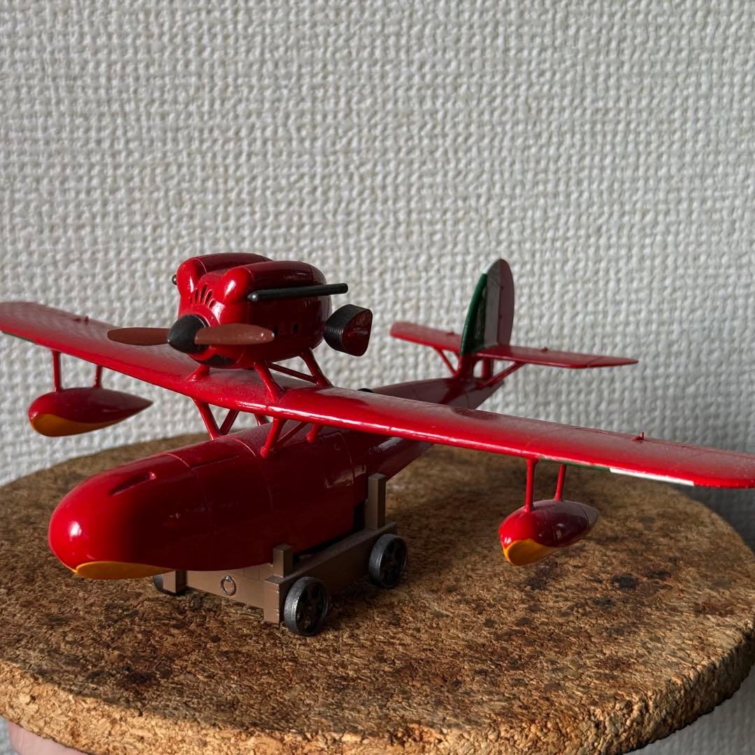 Savoia 1/48 ジブリ 紅の豚　サボイア　プラモデル　自作　筆塗り