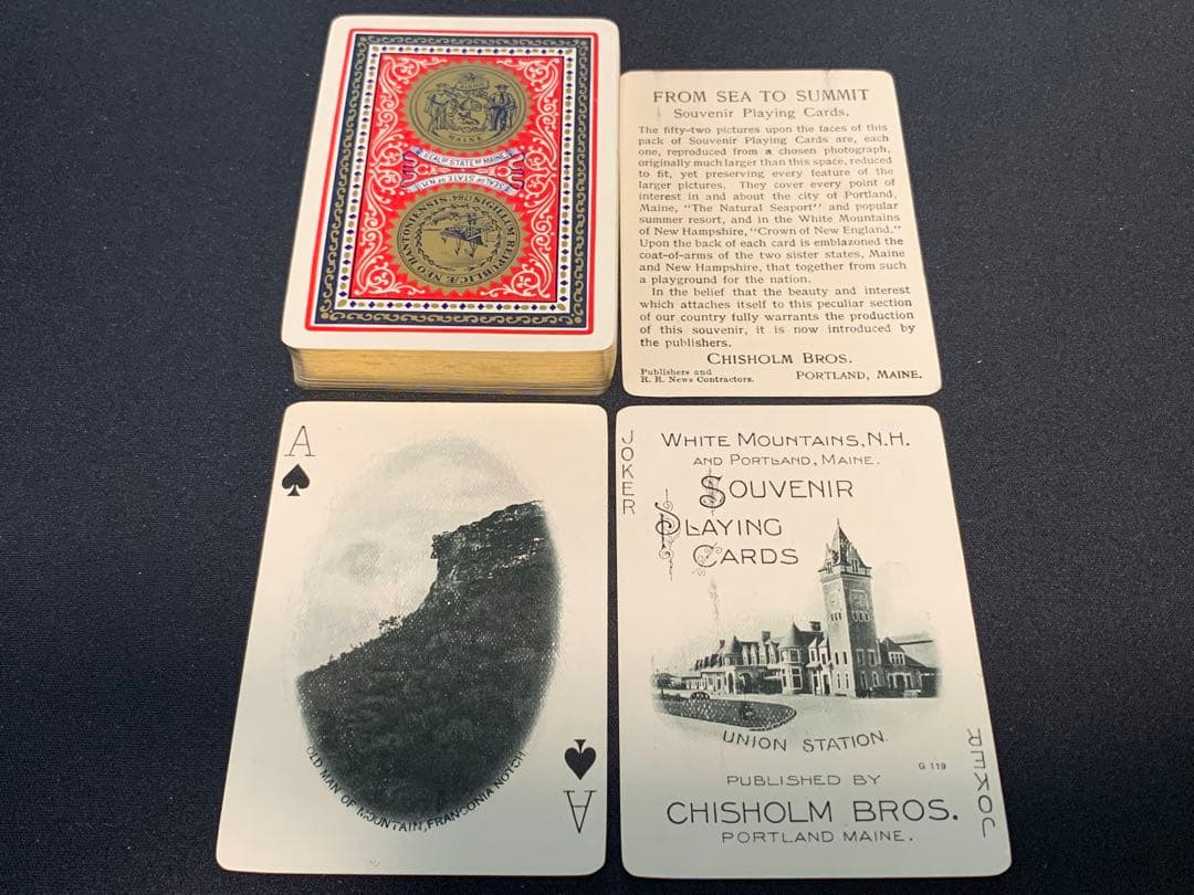 超美品 オールドデック ゴールドエッジ USPC社製