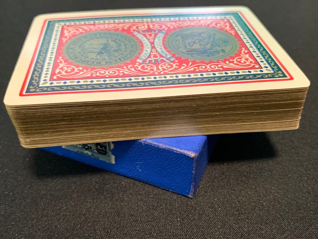 超美品 オールドデック ゴールドエッジ USPC社製