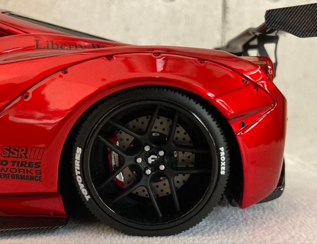 【限定10台】LBWK 1/18 フェラーリ 458 メタリックコルサ　新品