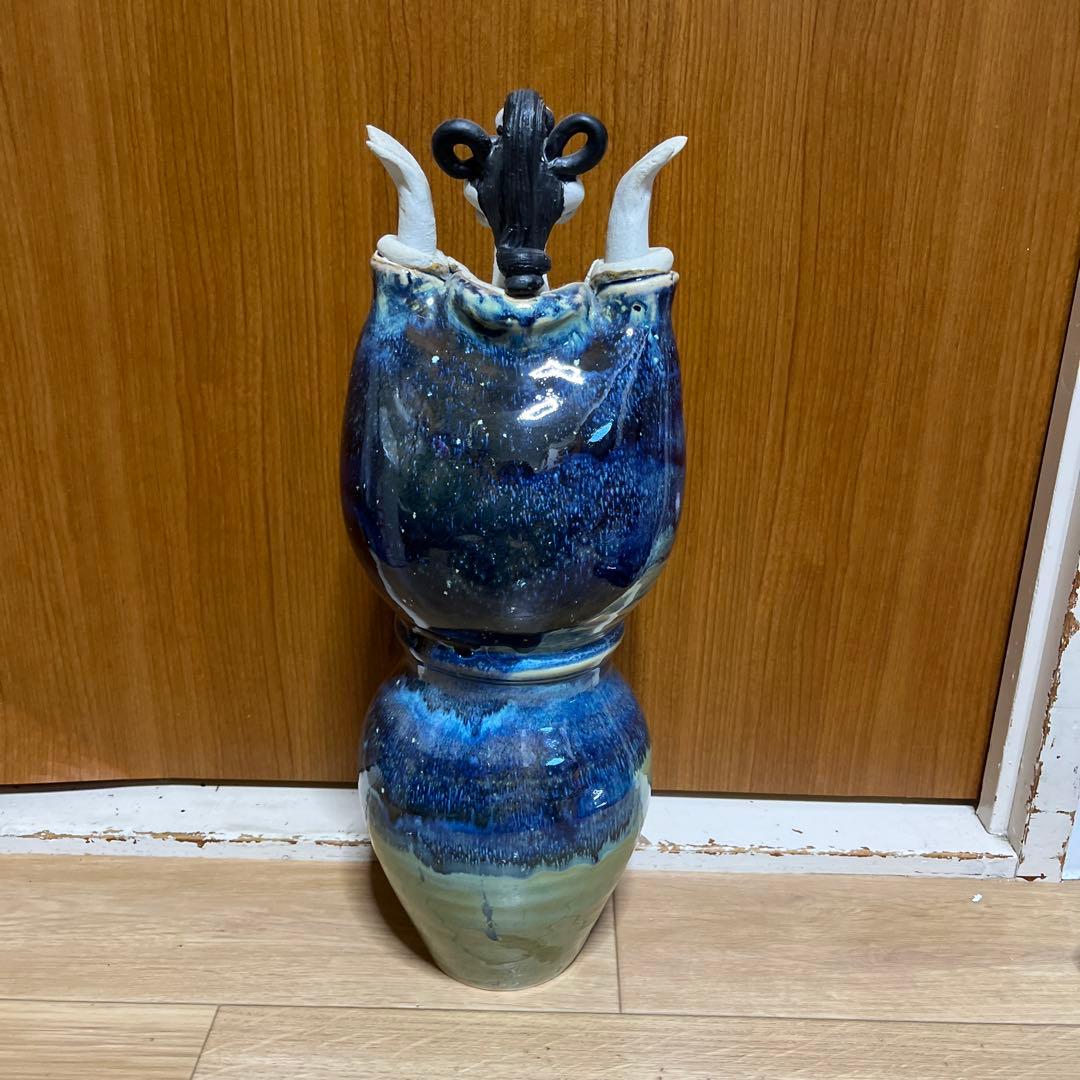 Toshi砥部焼 青芳窯 森元青芳 青芳人形 骨董 工芸品 陶芸