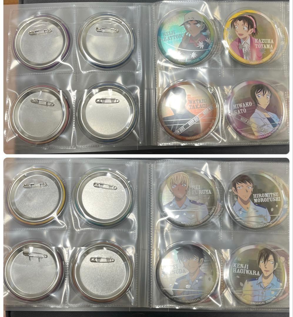 名探偵コナン USJ 缶バッジ コレクション コレクターセット