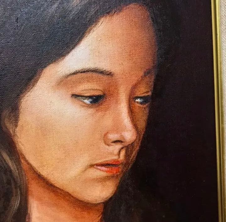 貴重！ ルネサンス様式(グラッシ技法)油彩画