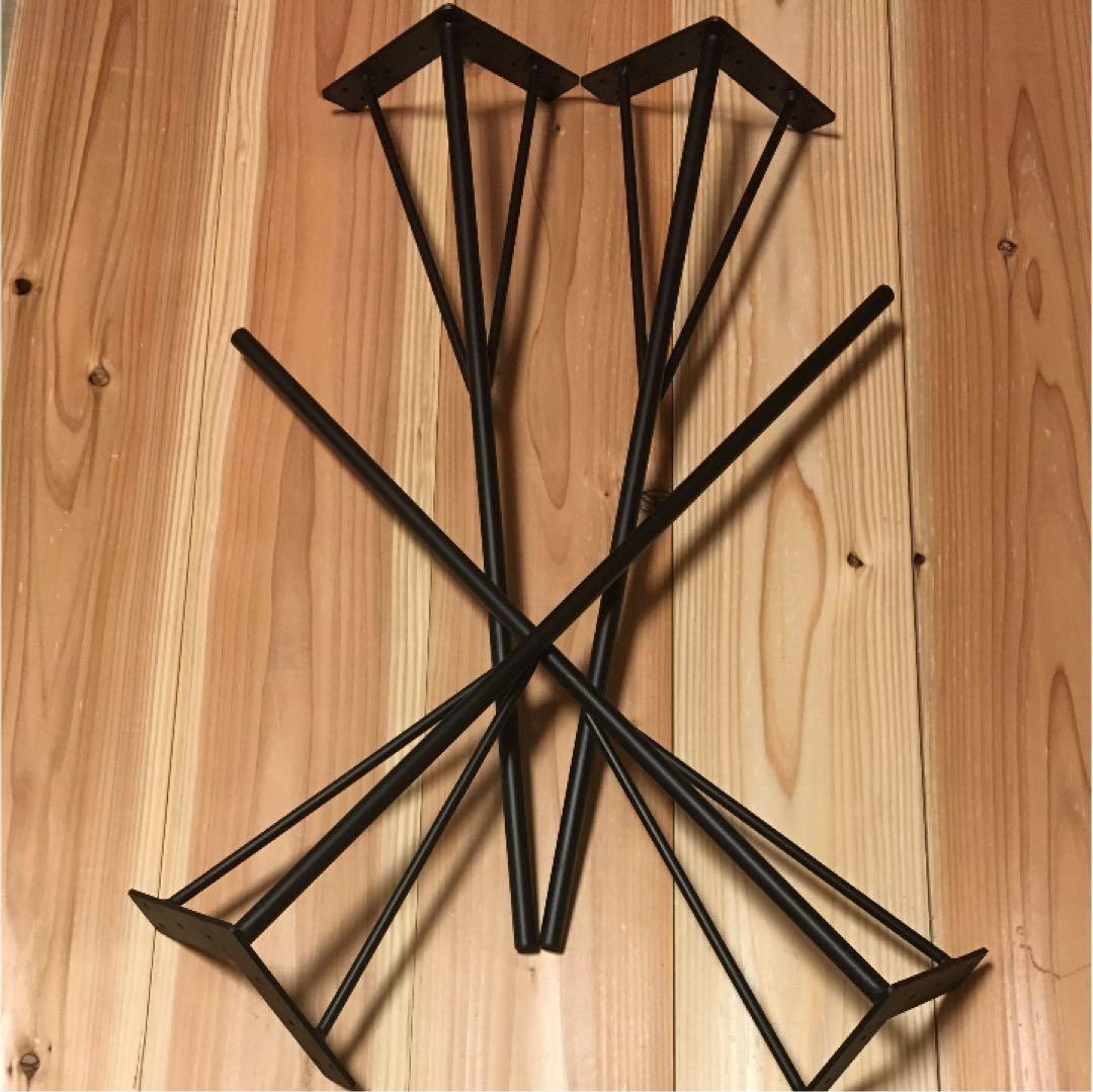 y8　ビス付　アイアンレッグ 角度付 太さ２２ミリ 全長700ミリ