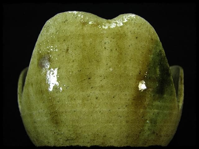 黄瀬戸 割山椒 向付 4客 加藤 作助 茶道具 懐石 d171