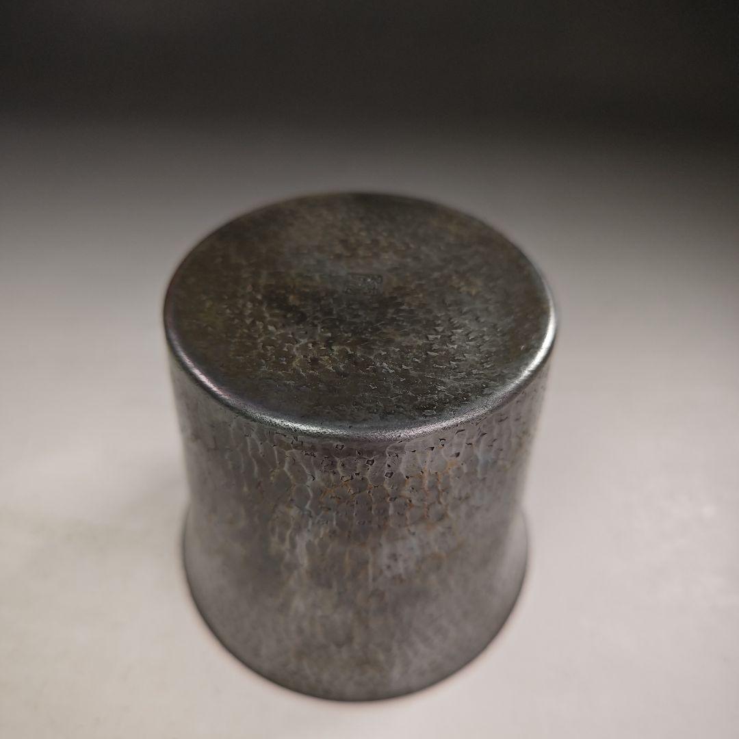 ウ285 健水『玉川堂』『銀古味　銅製健水　こぼし　共箱』茶道具