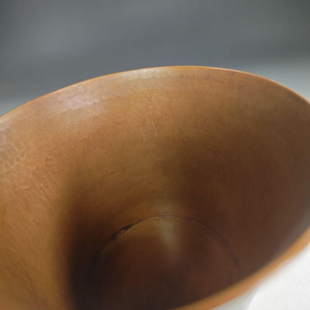 ウ285 健水『玉川堂』『銀古味　銅製健水　こぼし　共箱』茶道具