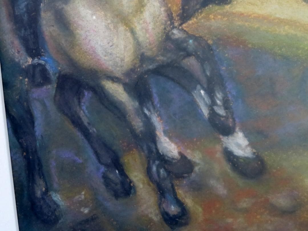 ピエール オーギュスト ルノワール ブローニュの森の乗馬道 ミクストメディア