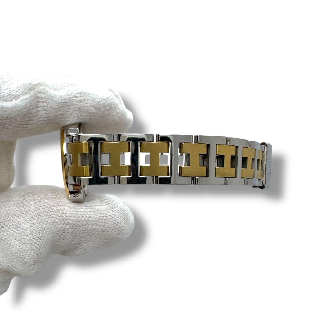 エルメス クリッパー CL4.220 コンビ Dバックル レディース 時計 美品