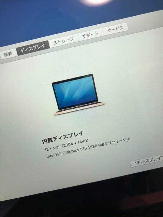MacBook 2016/メモリ8GB/SSD256GB/無線/カメラ