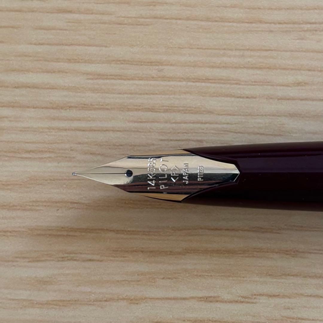 パイロット エリート ディープレッド ペン先 F（細字）　未使用品　超美品　廃盤