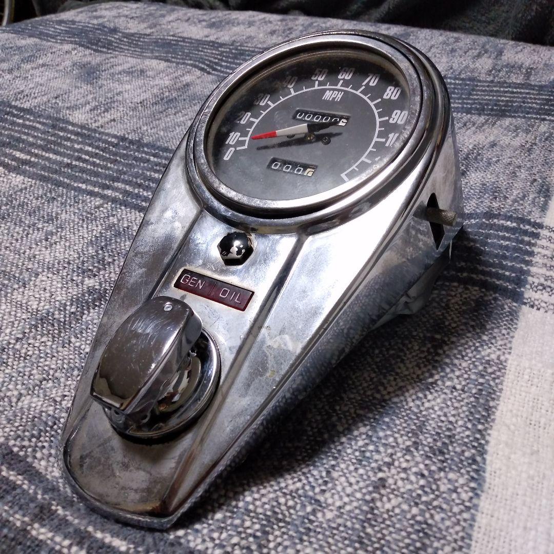 ☆ハーレーメーター☆スロットメーターダッシュ☆2ライト☆パン☆ショベル☆エボ☆