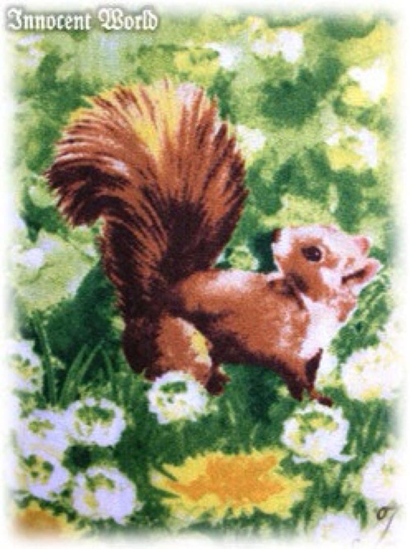 新品■送料無料■ イノセントワールド■土田穣コラボうさぎとりす柄スカート希少レア