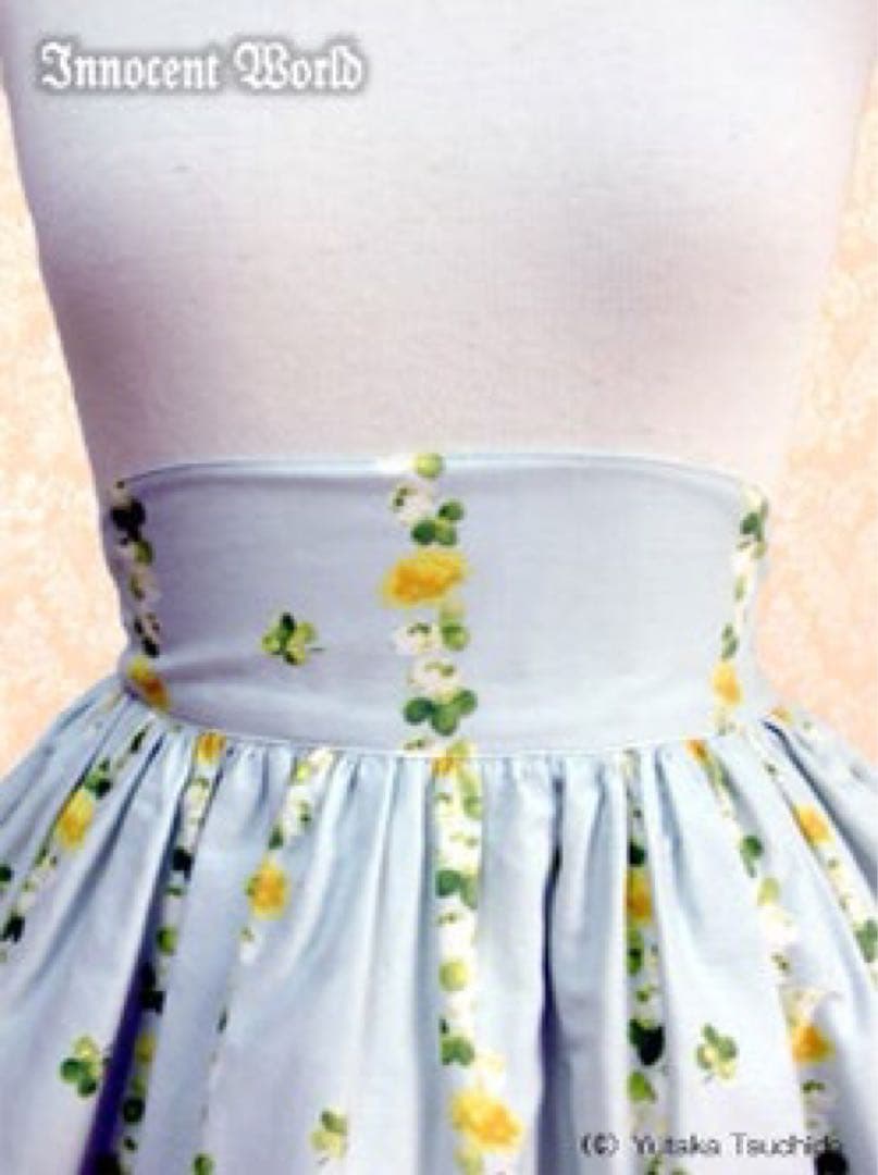 新品■送料無料■ イノセントワールド■土田穣コラボうさぎとりす柄スカート希少レア