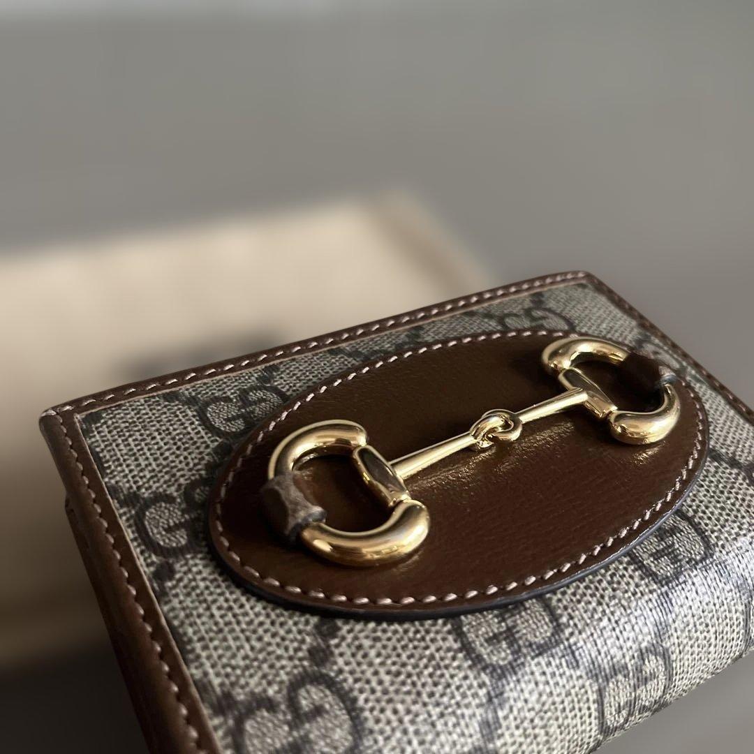 GUCCI 二つ折り財布 モノグラム