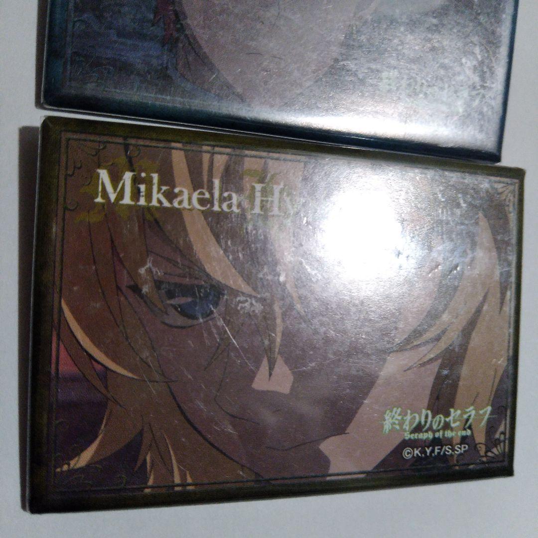 終わりのセラフ　スクエア缶バッジ　グレン　君月士方　白夜ミカエラ　3個セット