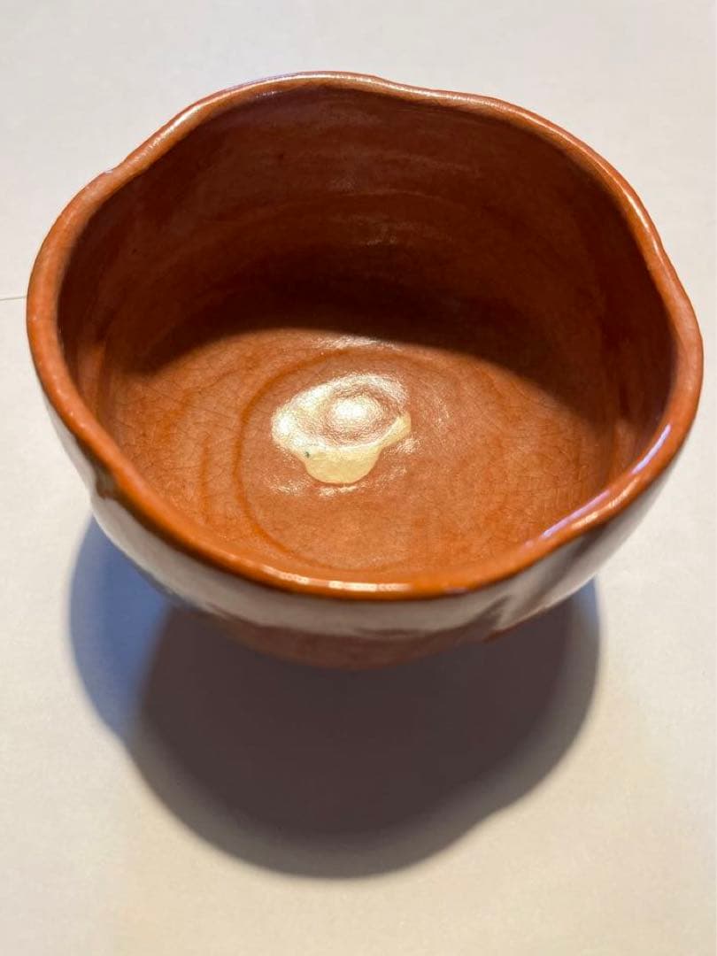 裏千家の茶器　陶器　ピンク　小鳥さん柄