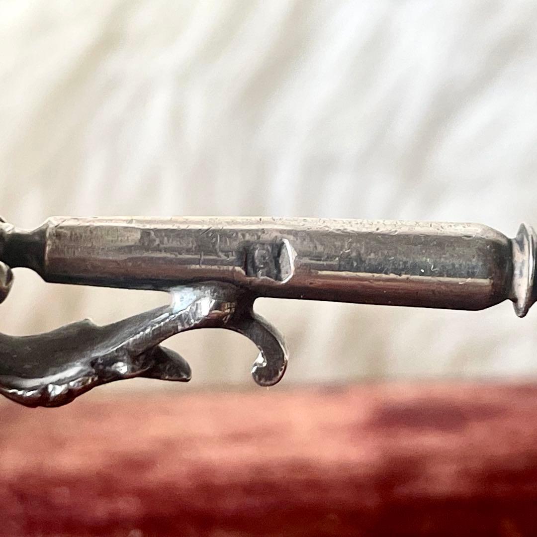 アンティーク　純銀製オイスターフォーク2本&ナイフレストピュイフォルカ3点セット