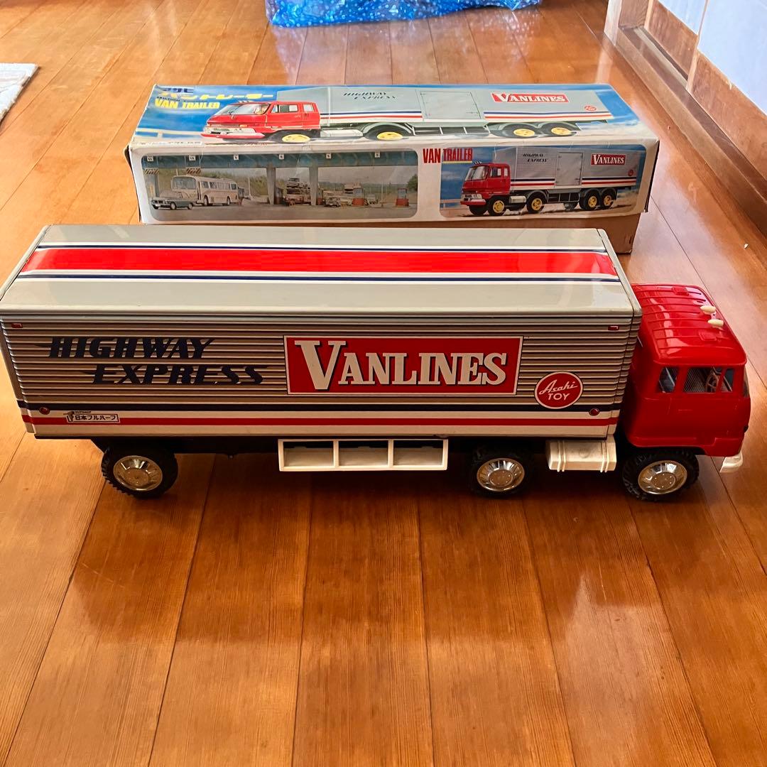 アサヒ玩具 いすゞ バントレーラー トラック ブリキ 昭和 レトロ