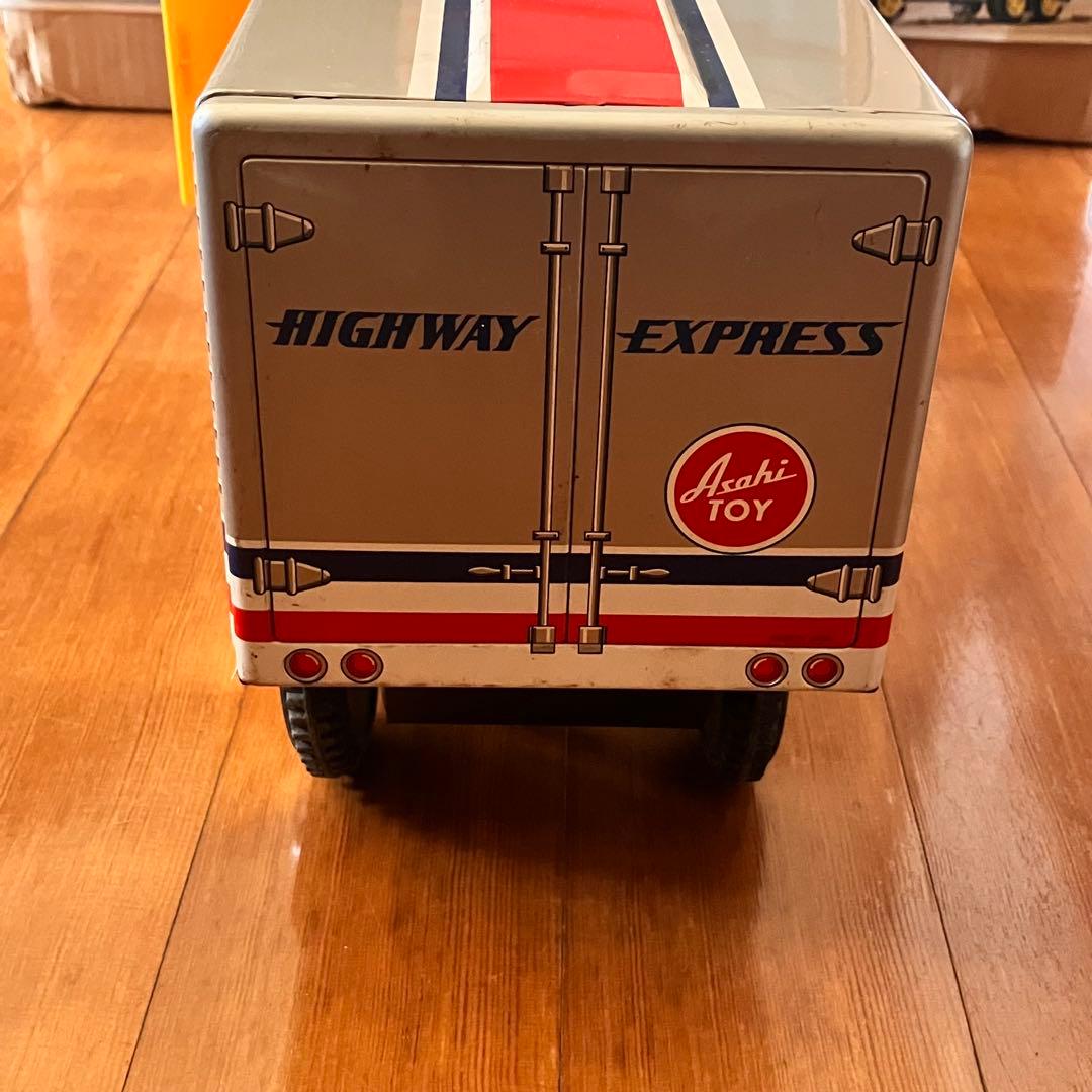 アサヒ玩具 いすゞ バントレーラー トラック ブリキ 昭和 レトロ