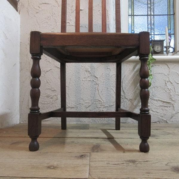 イギリス アンティーク 家具 ダイニングチェア 椅子 イス 英国 4929d