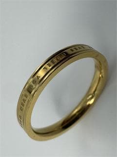 《最高品質/日本製18金》ゴールドシンプルバンドリング1.73g 11号
