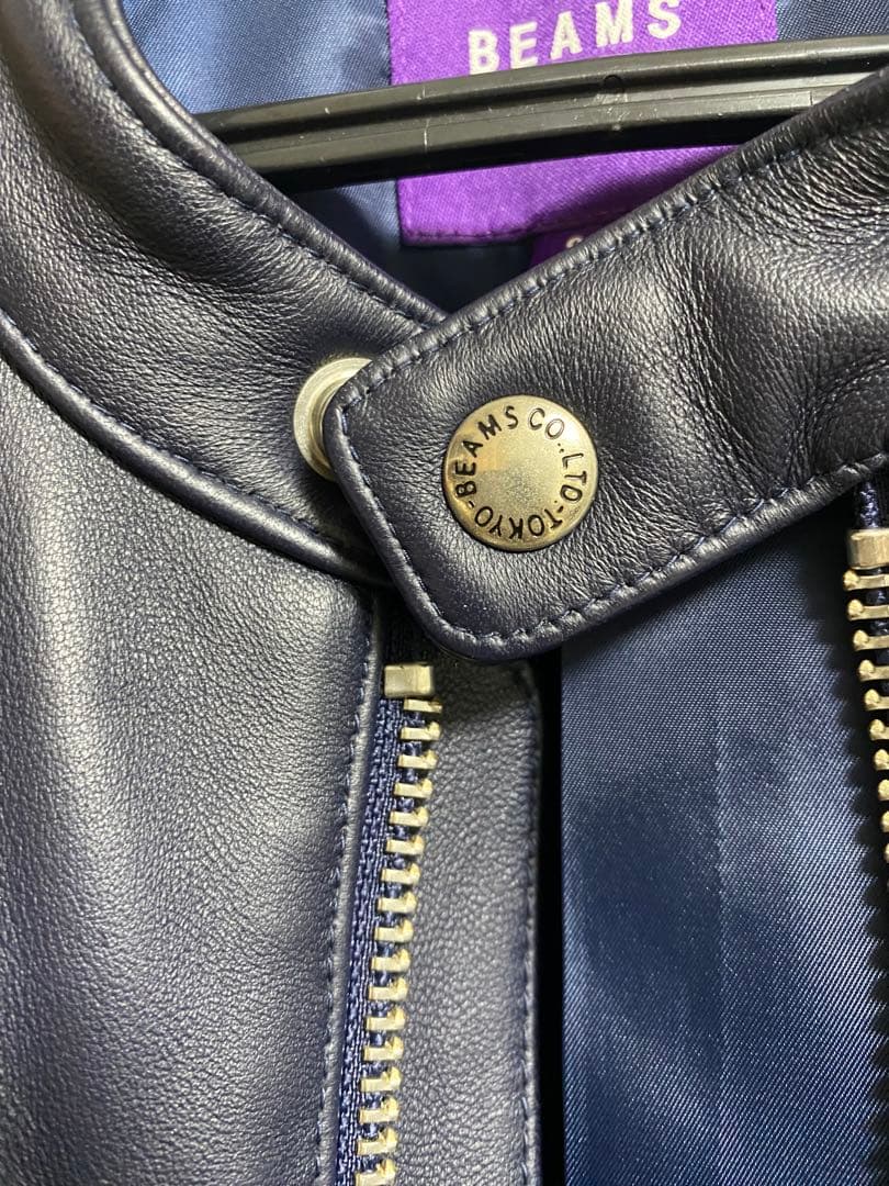 BEAMS　ビームス　レザー　ライダースジャケット　S