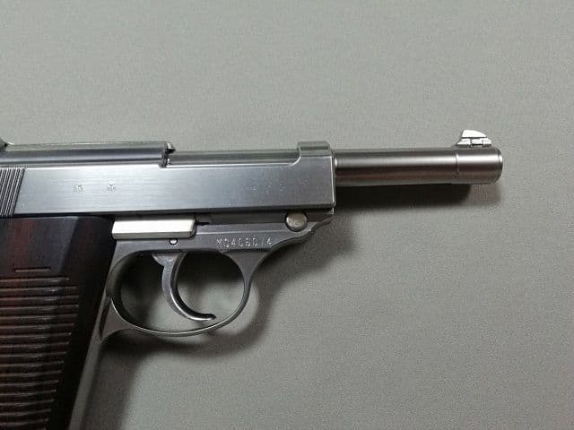 最終特価 美品 マルゼン ワルサー Ｐ38 木製グリップ付き ブローバック