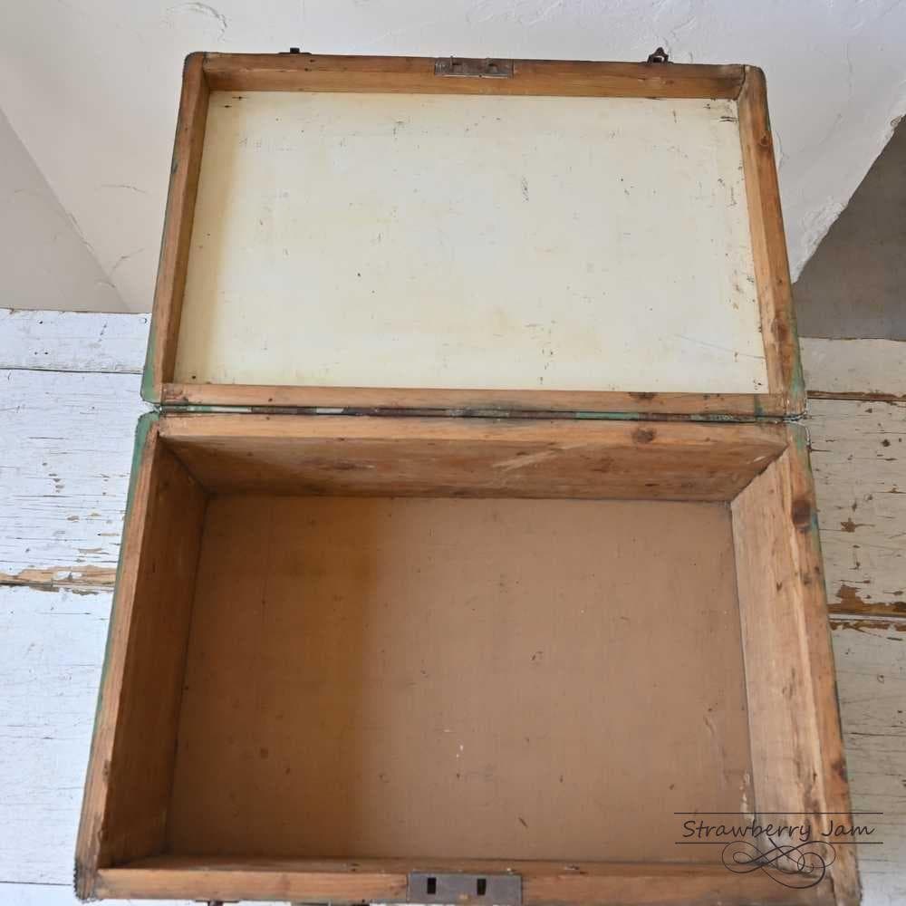 L3612-33 英国アンティーク トランク レザー 収納 かばん イギリス軍