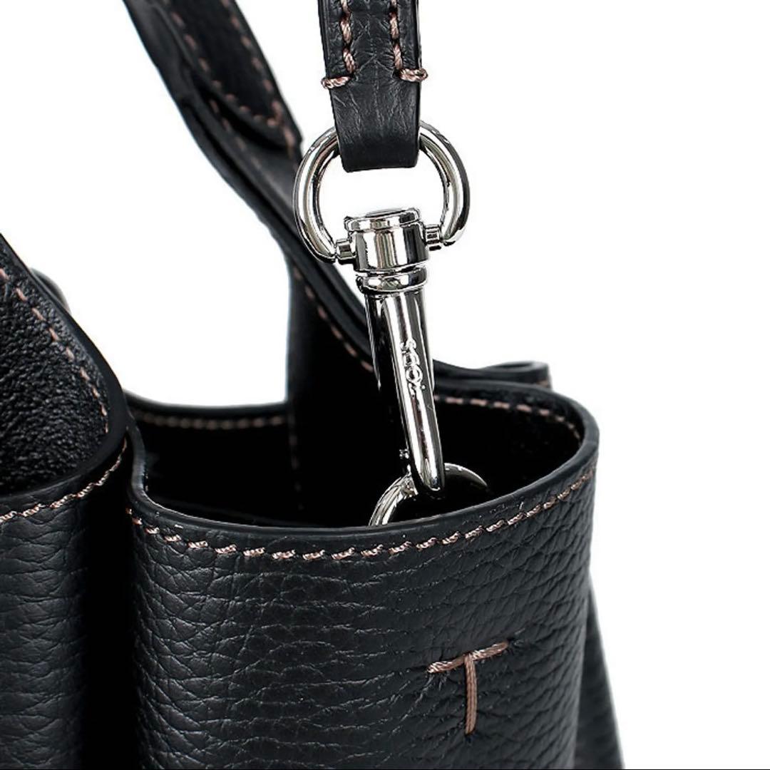 TOD'S T Timeless マイクロ ショルダーバッグ ブラック