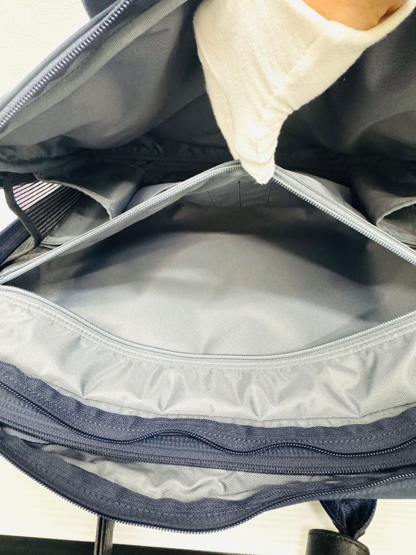 【美品 】PORTER TIME タイム 3WAY ネイビー ビジネスバッグ