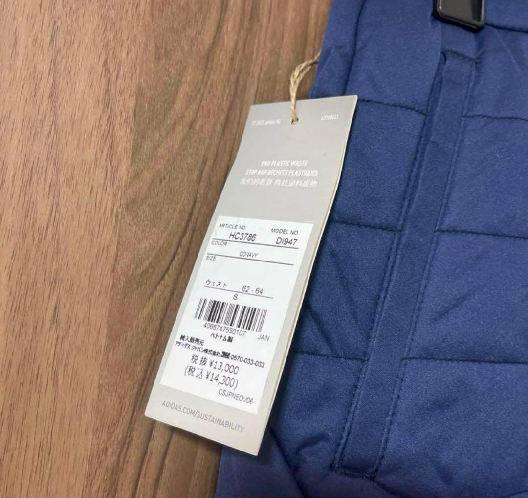 新品✨アディダスゴルフ　現行　長袖中わたジャケット　スカート ネイビー　S