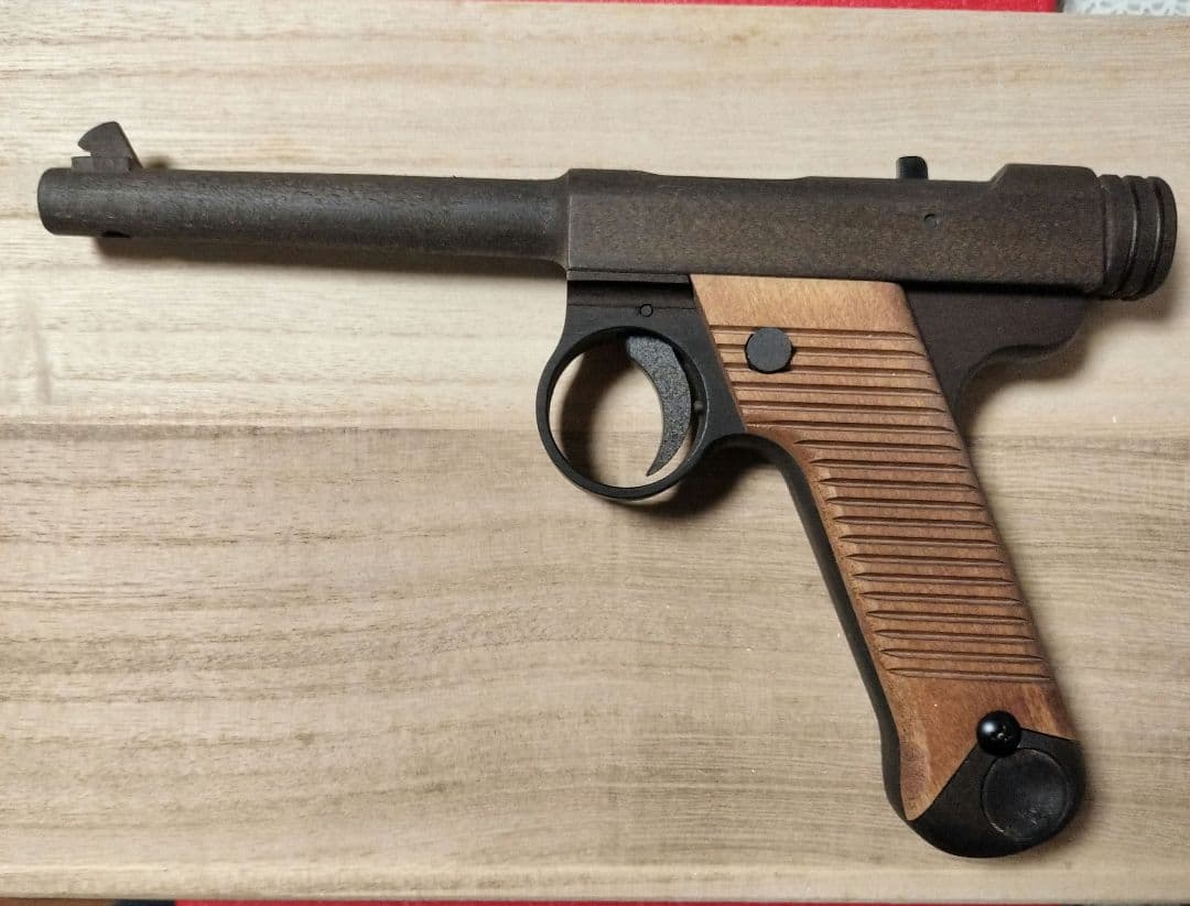 【1月中最終値下】木製品の共榮　超精密木製ゴム鉄砲　南部14年式 桐箱入