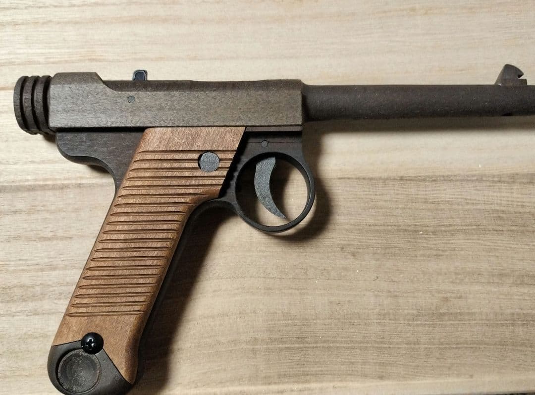 【1月中最終値下】木製品の共榮　超精密木製ゴム鉄砲　南部14年式 桐箱入