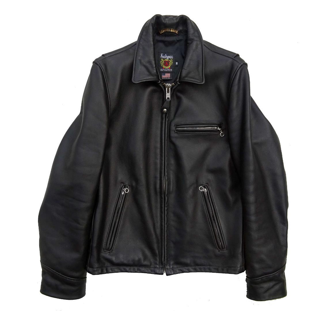 米国製Schottショット103USトラッカー7209シングルライダース38牛革