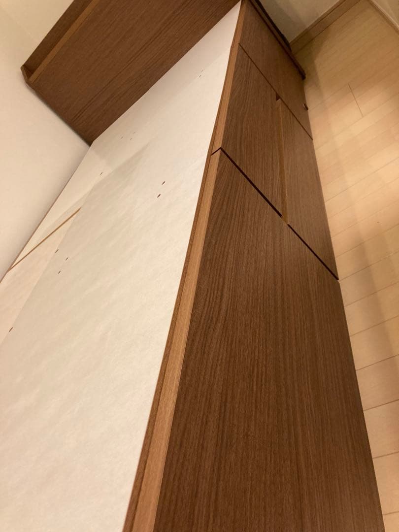 ニトリ シングルベッド 引き出し付き ブラウン