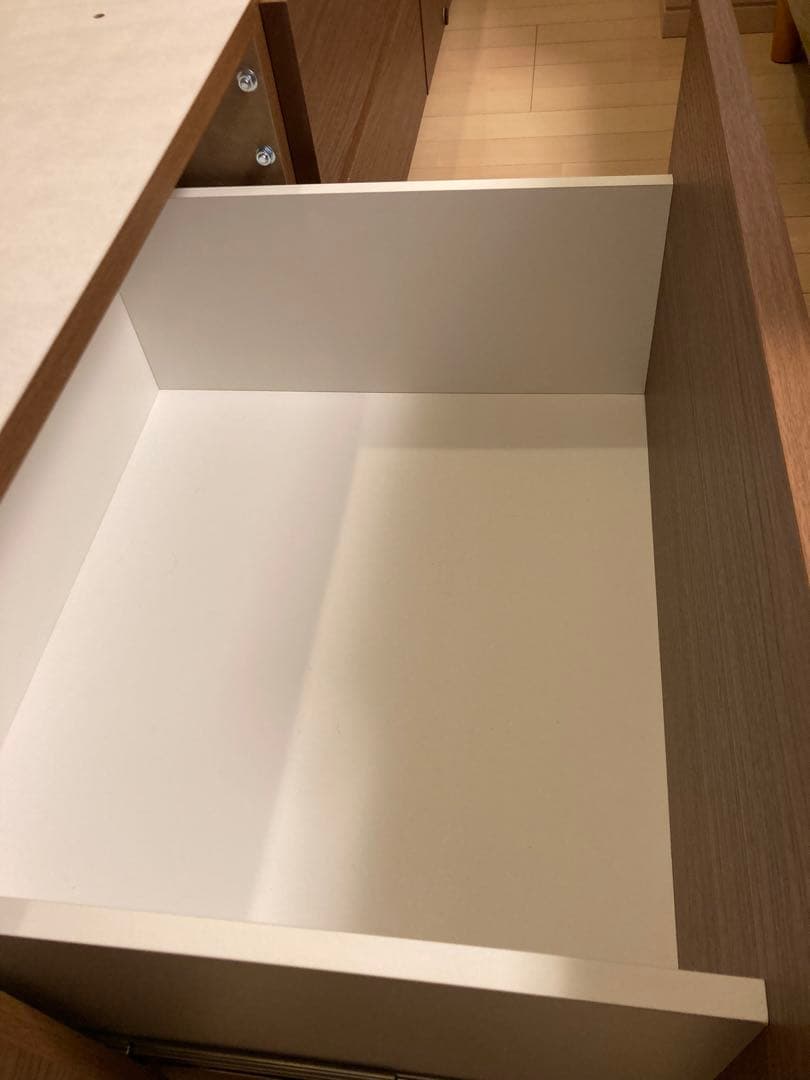 ニトリ シングルベッド 引き出し付き ブラウン