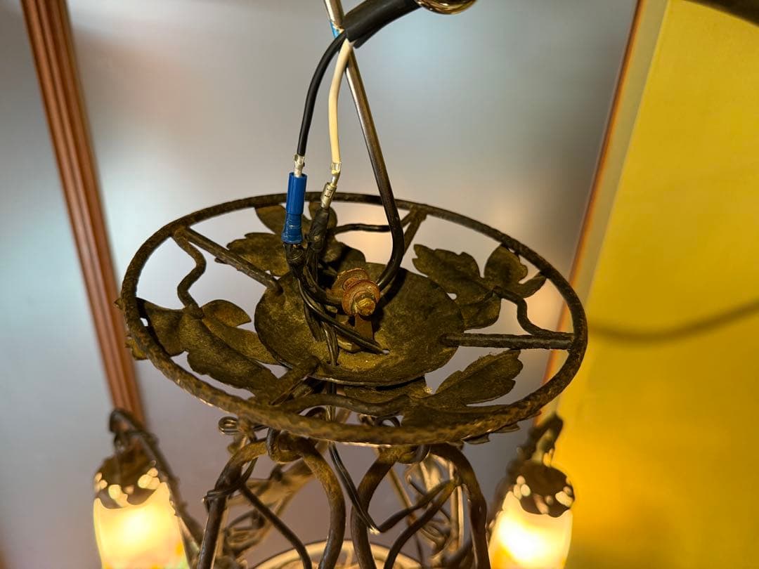 ミューラー兄弟 MullerFreresLuneville 5灯 シャンデリア