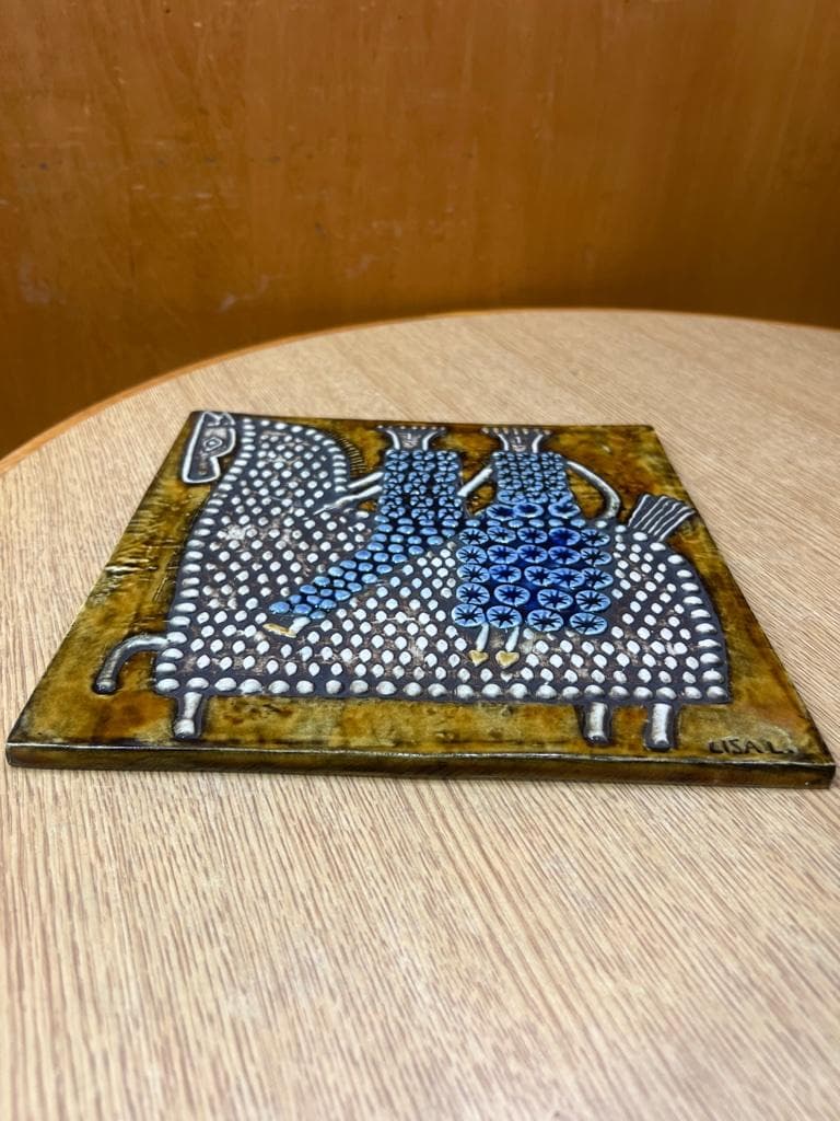 LISA LARSONリサラーソン UNIK Ryttsre 陶版 乗馬 北欧