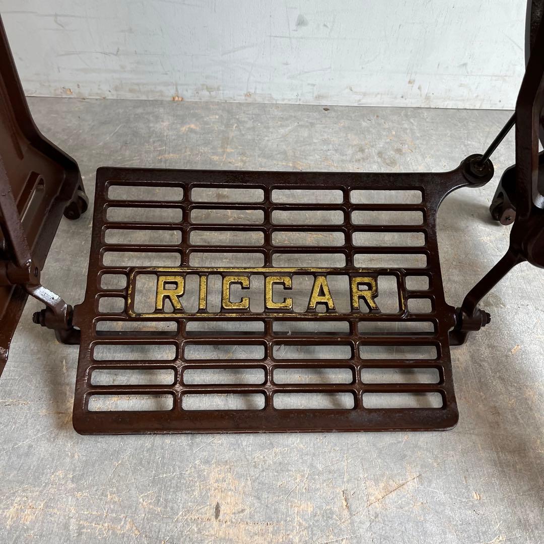 アンティーク ミシン脚 リメイク テーブル 欅 古材 一枚板 レトロ z590