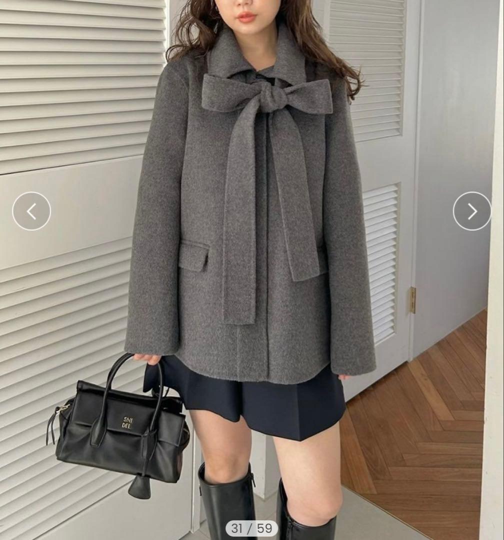 SNIDEL リバーリボンージャケット