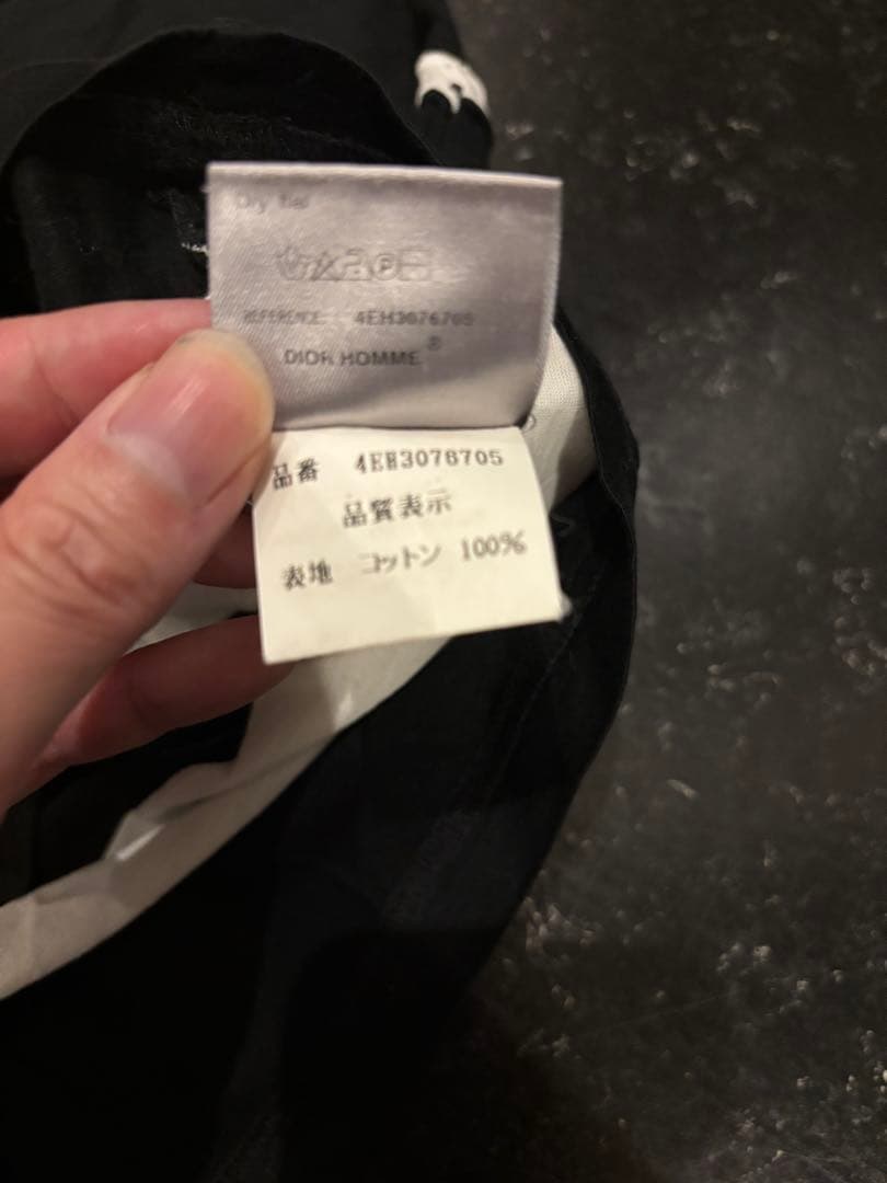 ディオールオム エディ2004SS strip期 タンクトップ S