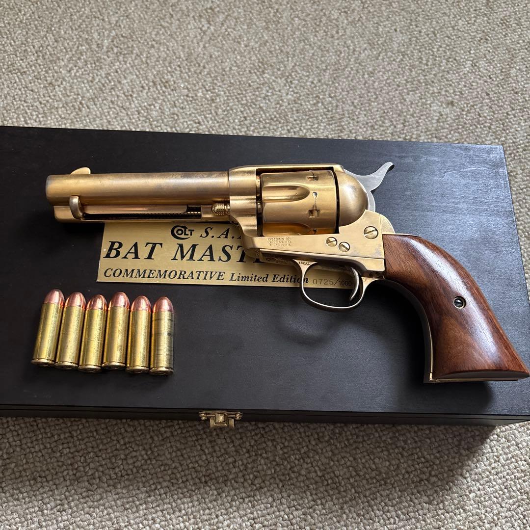 マルシン Colt SAA コルトバットマスターソンモデル 木箱入カートリッジ付