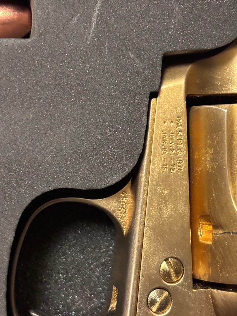 マルシン Colt SAA コルトバットマスターソンモデル 木箱入カートリッジ付