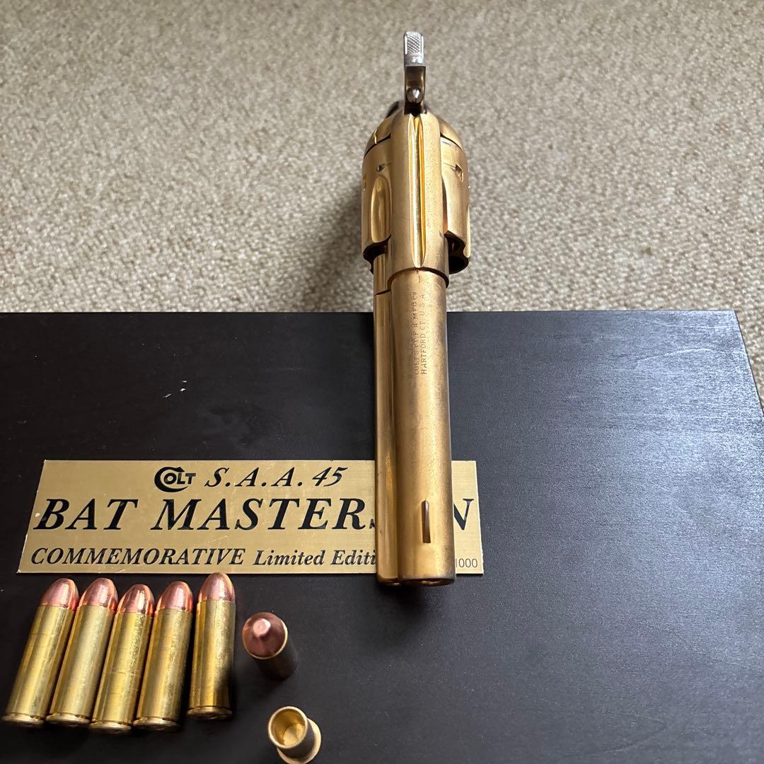 マルシン Colt SAA コルトバットマスターソンモデル 木箱入カートリッジ付