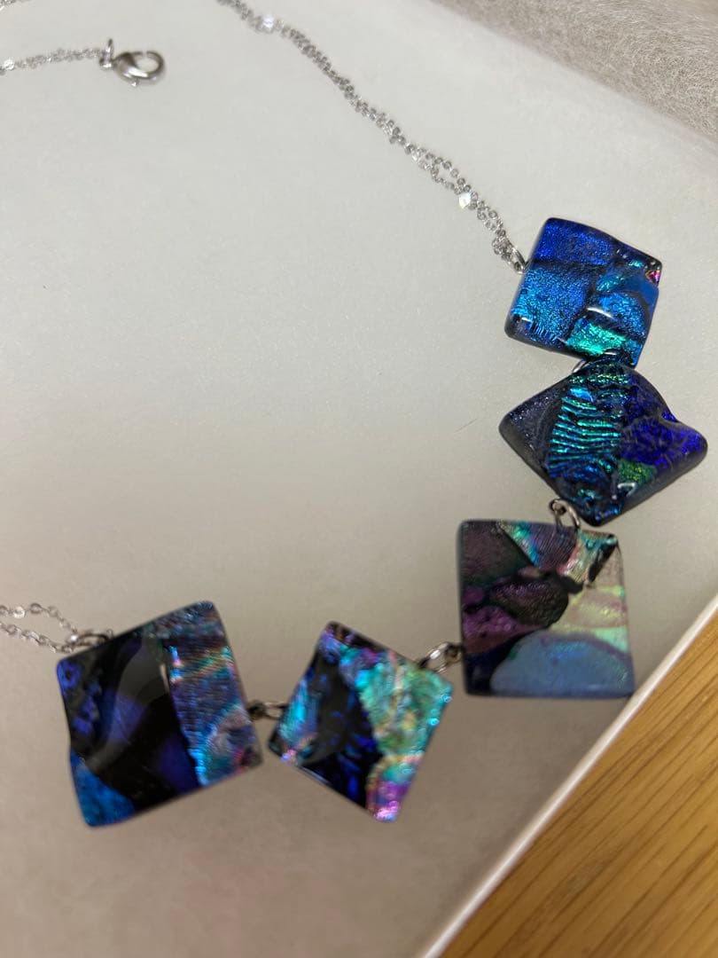 福村彩乃ガラス工芸作家ネックレス