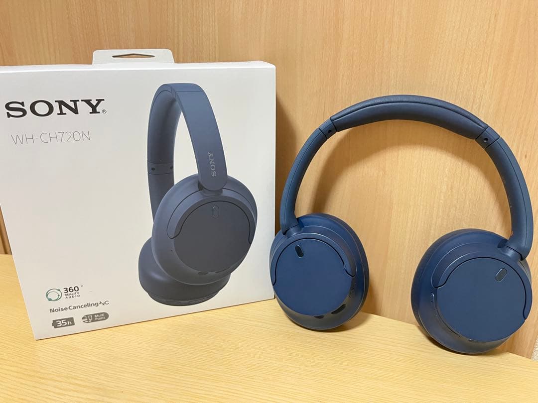 SONY WH-CH720N ネイビー ワイヤレスヘッドホン