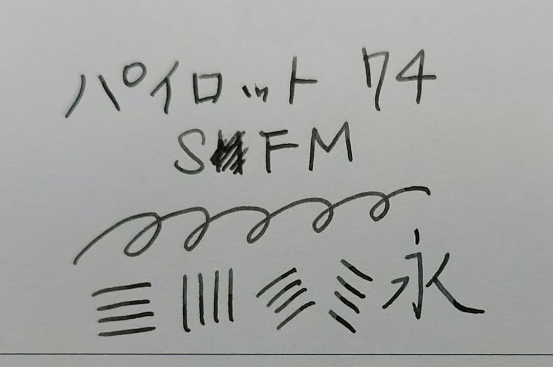 パイロット万年筆　カスタム74　SFM