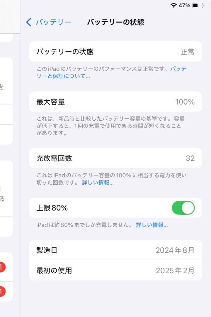 【Apple】iPad mini A17pro 第7世代　128GB ブルー