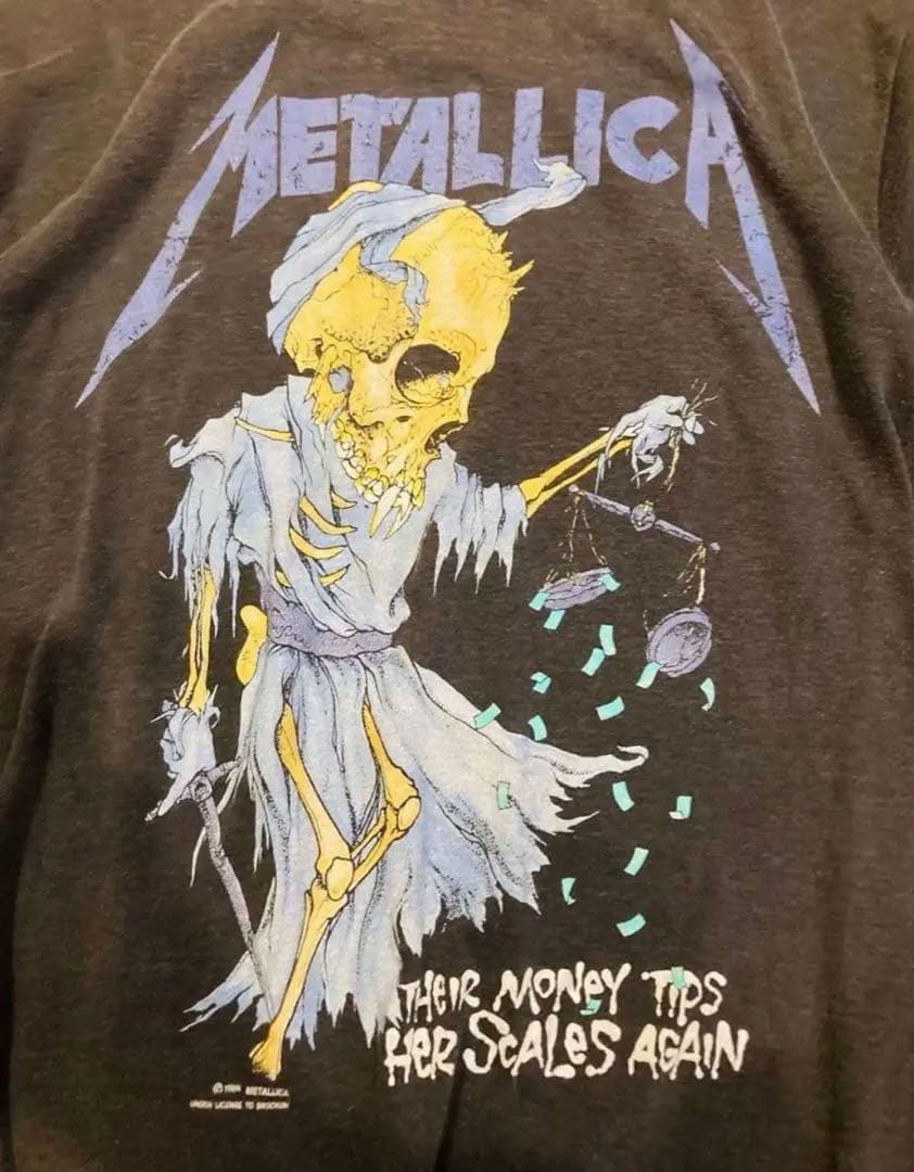 LLICA Tシャツ 1989年製 初期 メタリカ ドリス ブロッカム製